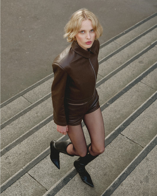 Off Center Moto Jacket