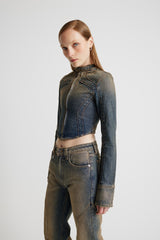 Denim Moto Jacket - OG Wash