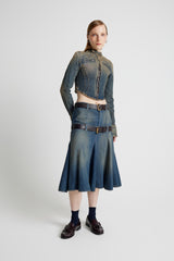 Double Belt Skirt - OG Wash