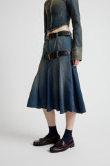 Double Belt Skirt - OG Wash