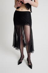 Black with Black Lace