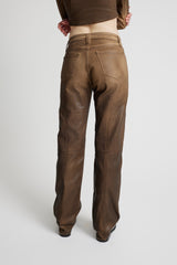 Maria Jeans - Brown Wax