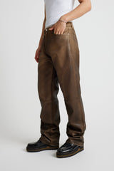 Maria Jeans - Brown Wax