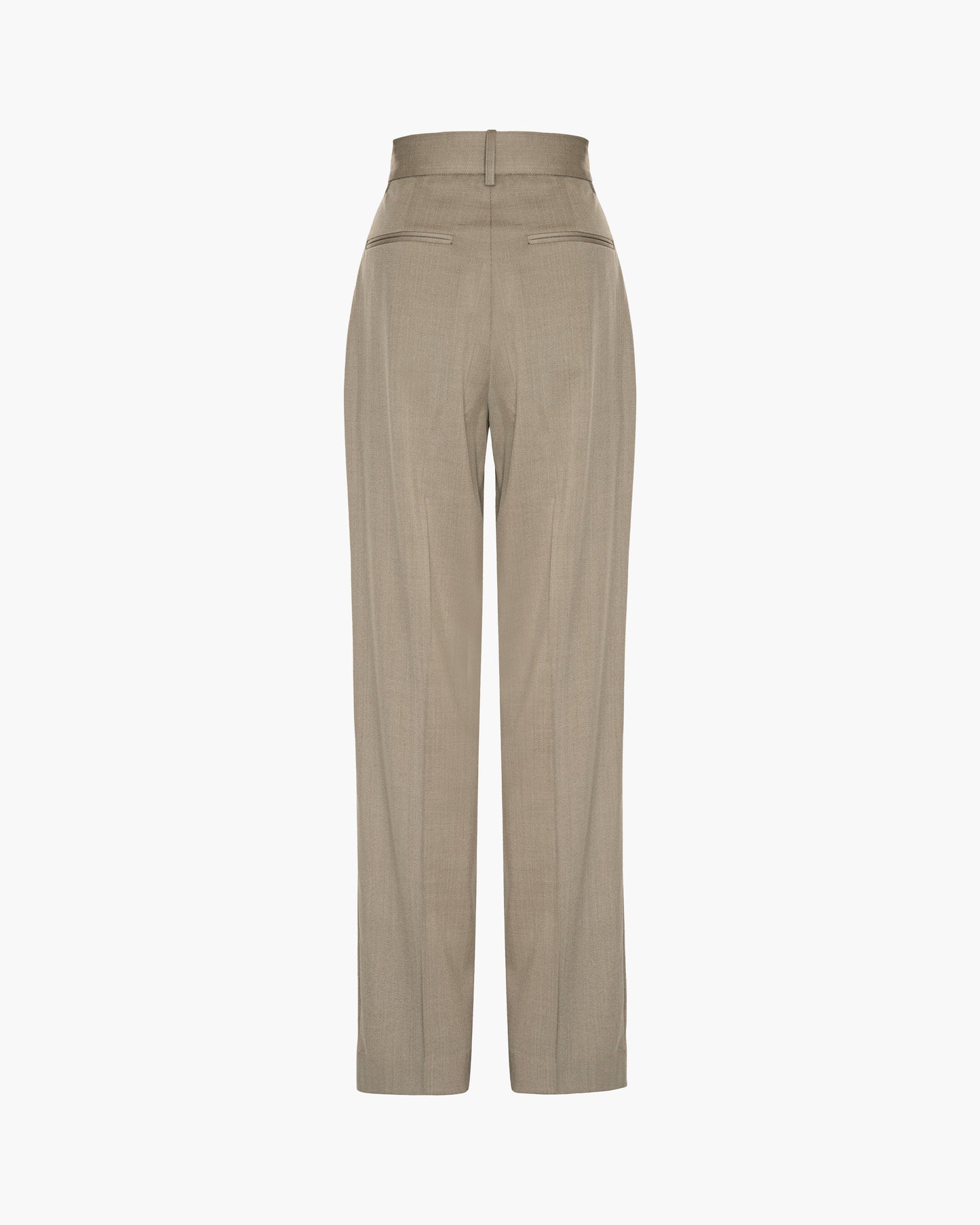 Beige pants on a white background