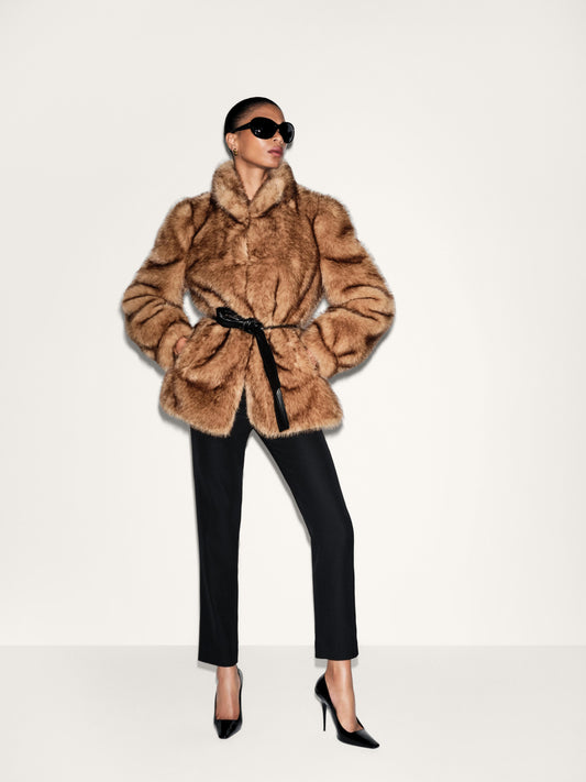 Faux Fur Penny Coat