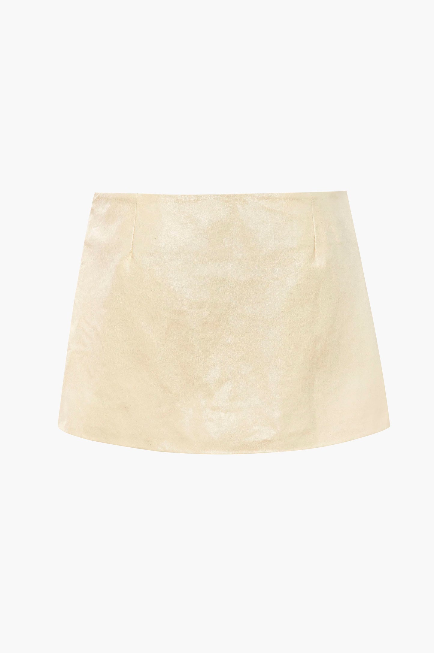 Beige skirt on a white background