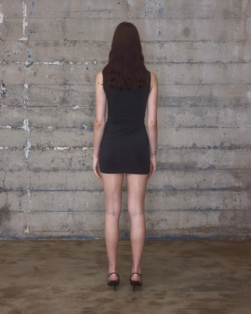 Draped Mini Dress
