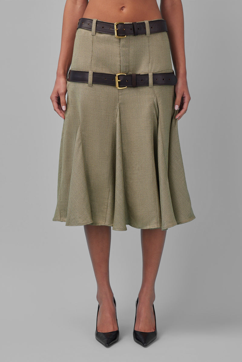 Double Belt Skirt