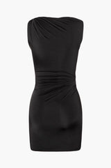 Draped Mini Dress
