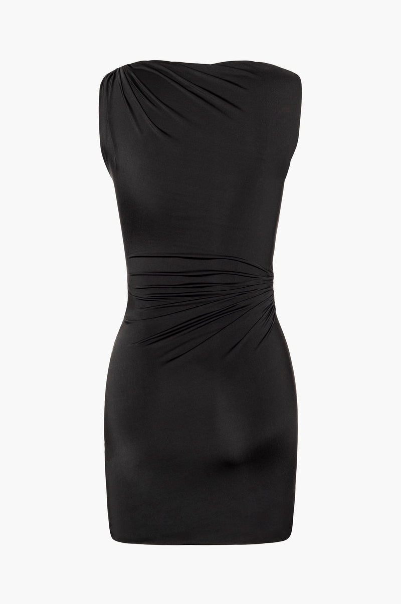 Draped Mini Dress