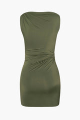 Draped Mini Dress