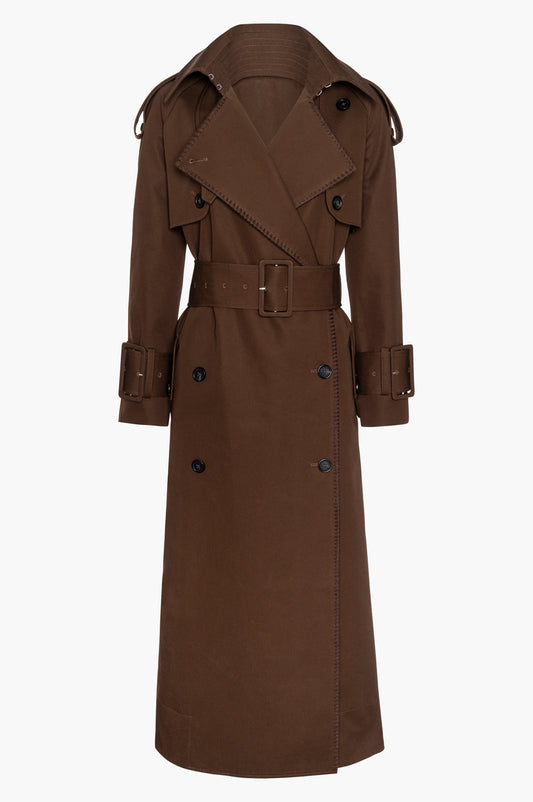 Hooded Scarf Trench
