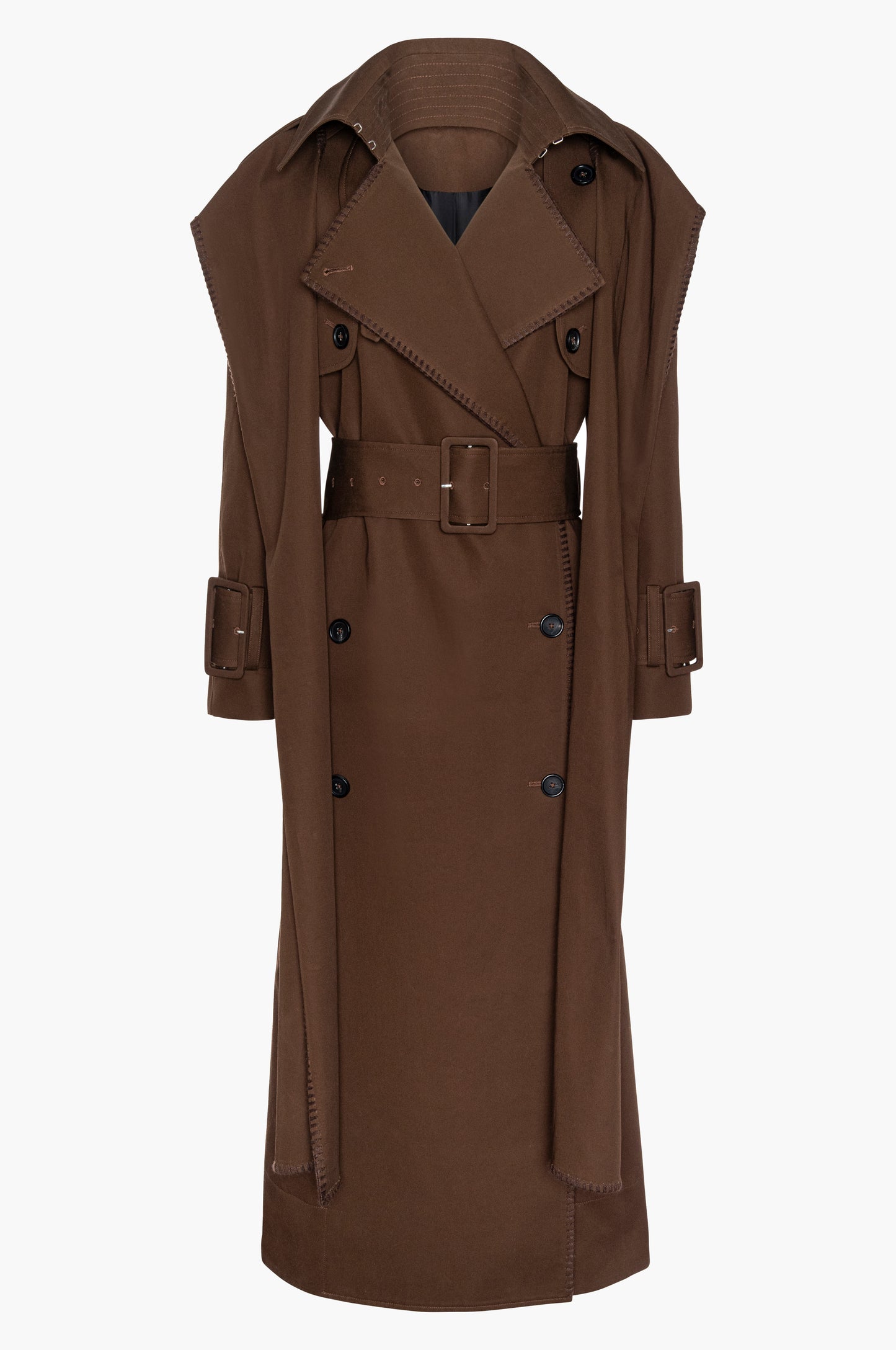 Hooded Scarf Trench