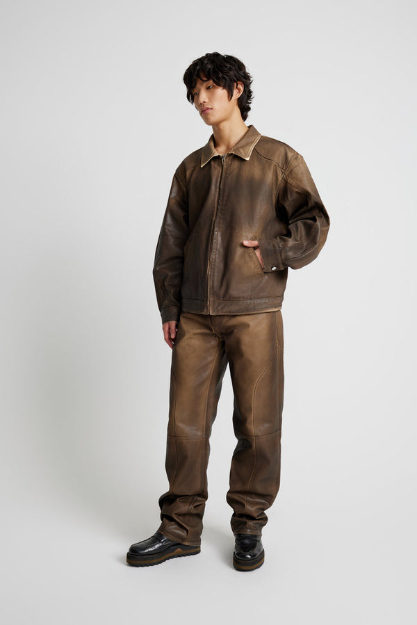 Denim Tall Boy Jacket - Brown Wax