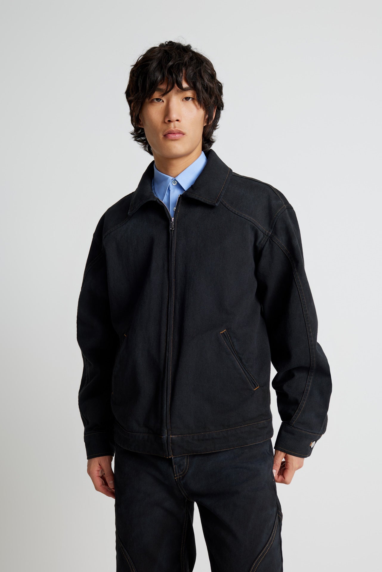 Mikomori Wavy Suit (S0024) ブラック SS24 – MIMCHIK
