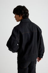 Denim Tall Boy Jacket - Black