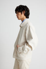 Denim Tall Boy Jacket - Cream