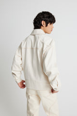 Denim Tall Boy Jacket - Cream