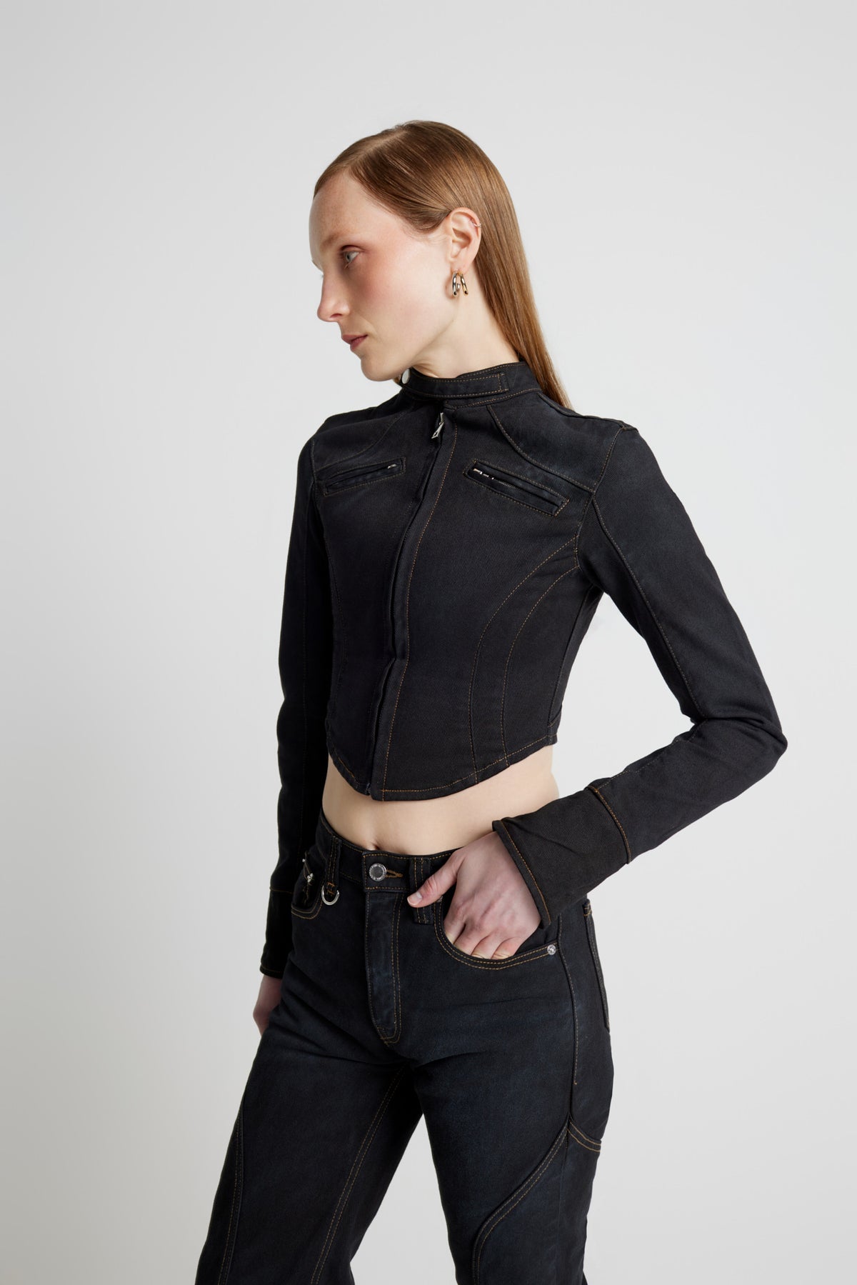Denim Moto Jacket