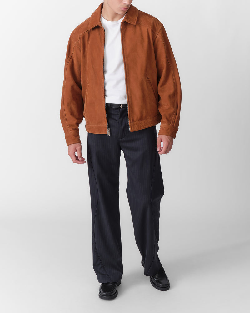 Nubuck Tall Boy Jacket Men's  (Cognac)