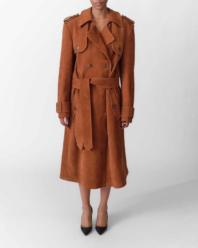 Trench Coat (Cognac)