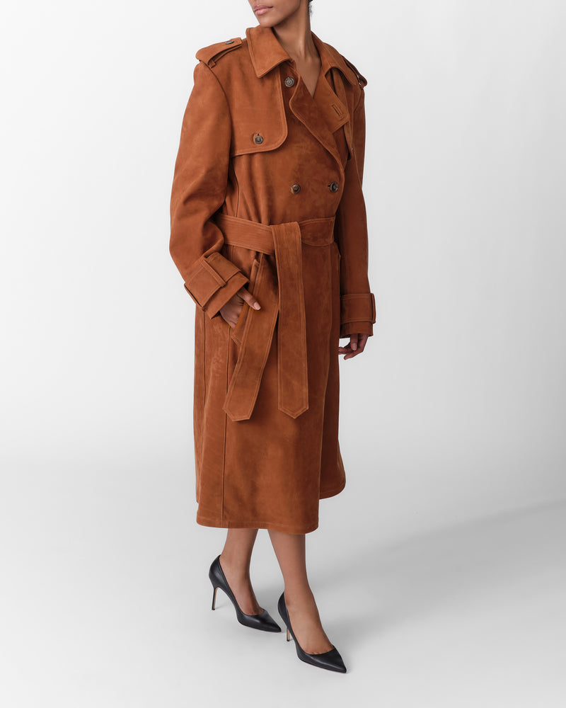 Trench Coat (Cognac)