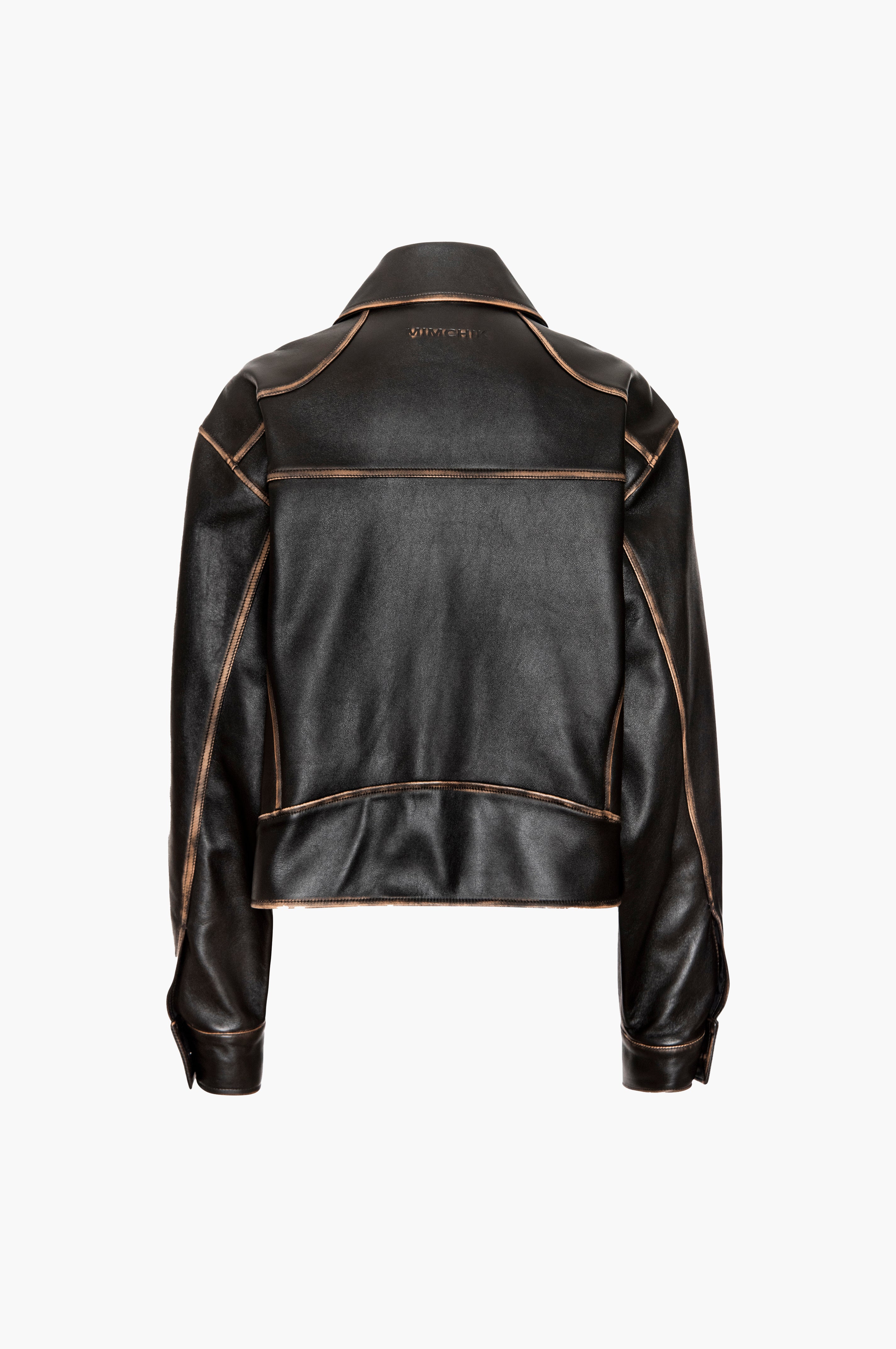 Pint-Leather-Jacket-Umber-Back