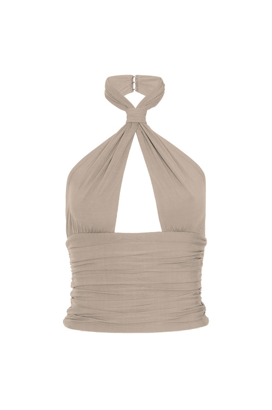 Piper Knotted Halter Top
