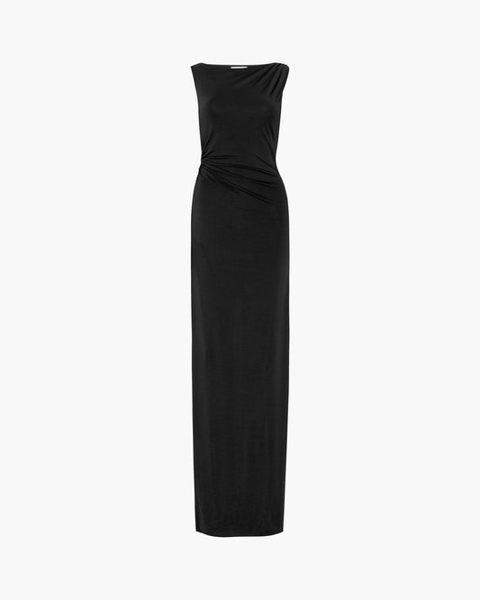 Magnolia Back Slit Gown