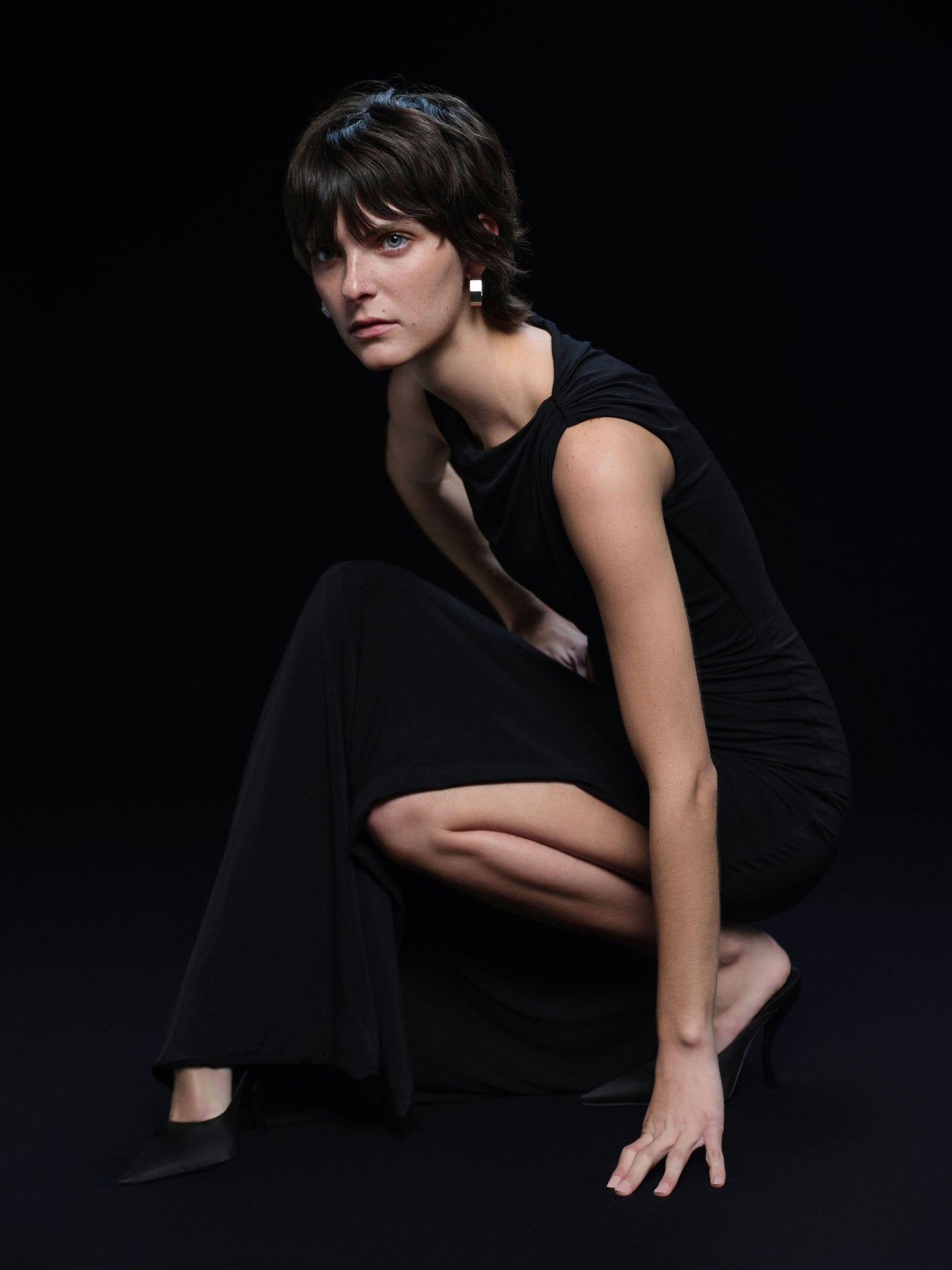 Magnolia Side Slit Gown