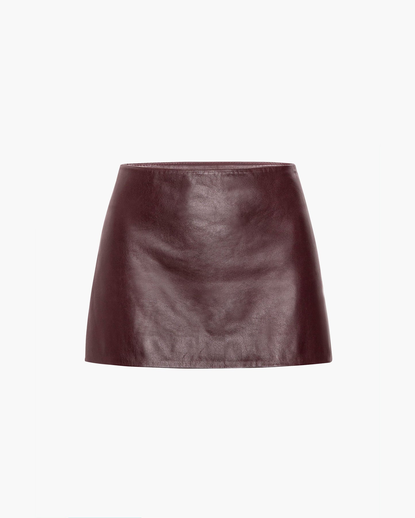 Mulholland Leather Mini Skirt