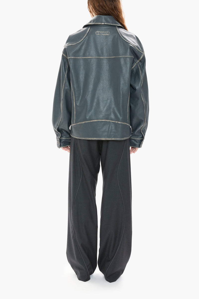 Leather Tall Boy Jacket