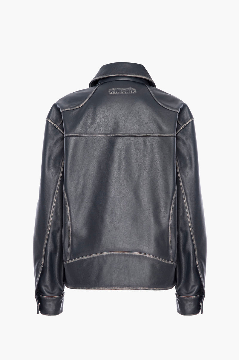 Leather Tall Boy Jacket