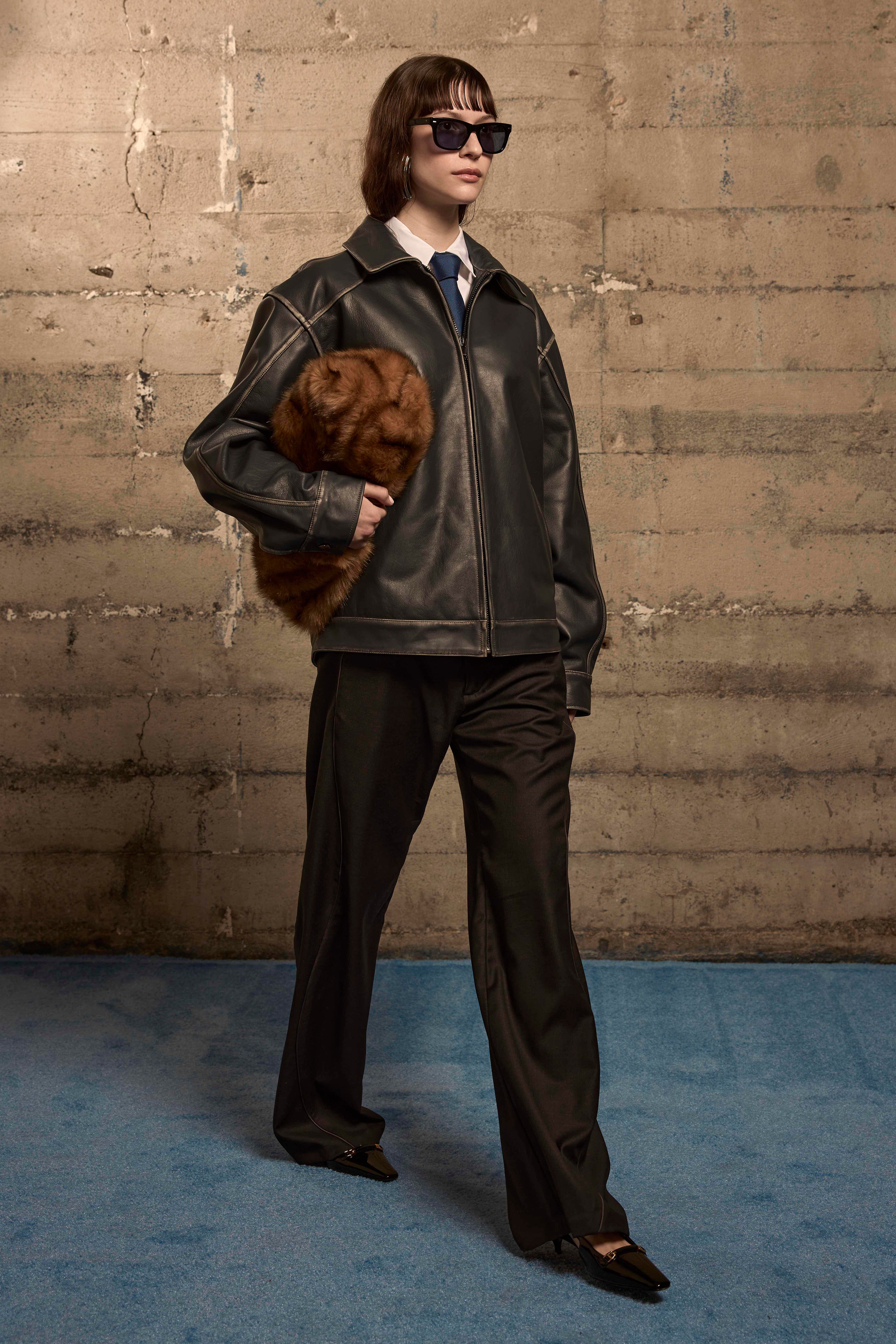 ストリートboy Tall Boy Jacket – Steel Calfskin Leather | Mimchik – MIMCHIK