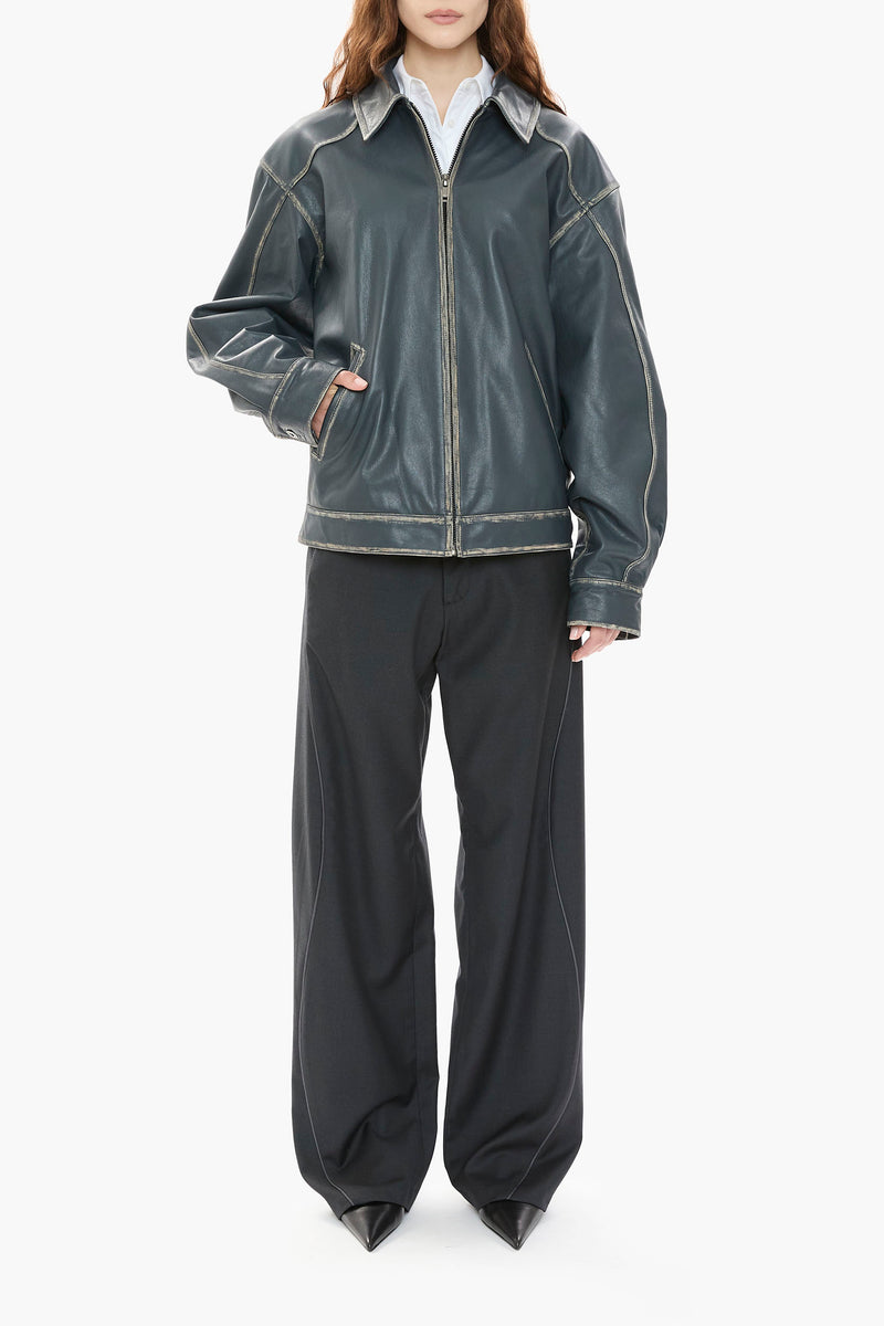 Leather Tall Boy Jacket