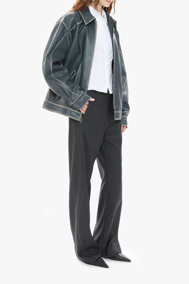 Leather Tall Boy Jacket